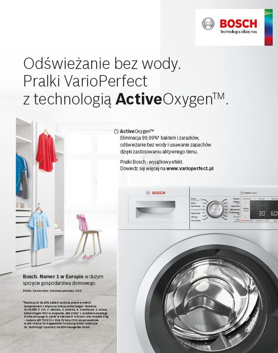 Pralki z ActiveOxygen